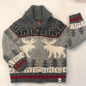 Canadian maple leaf warm sweater sized 3T